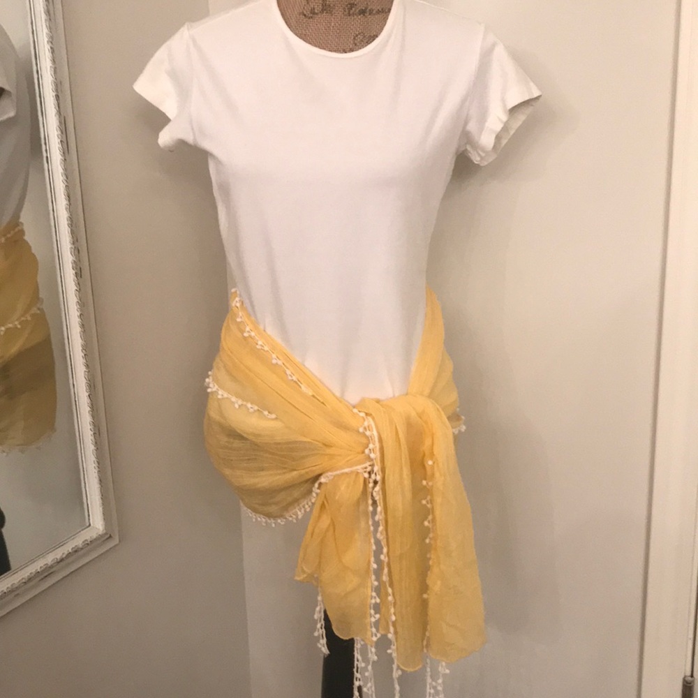 “Follow The Yellow Brick Road” yellow scarf